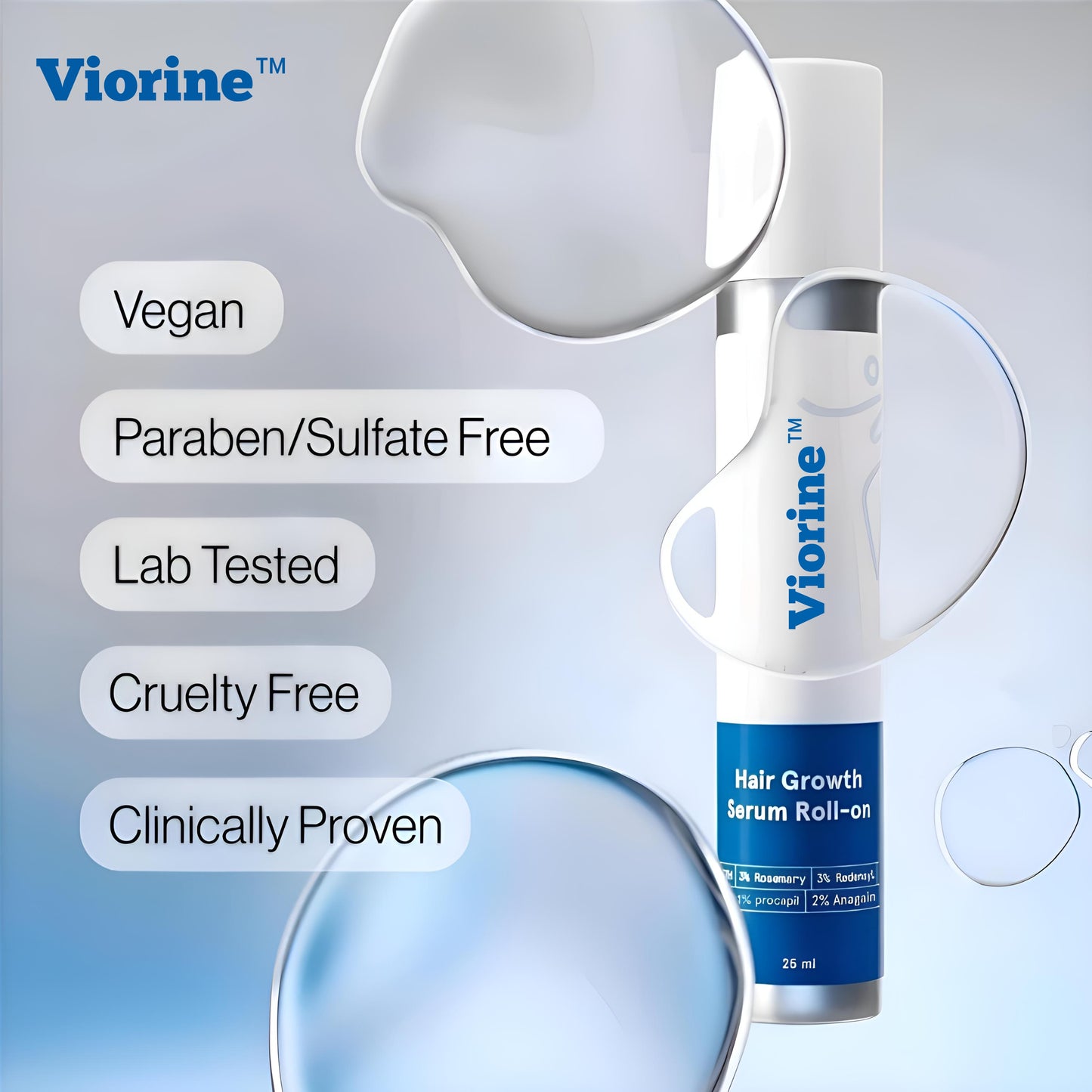 Viorine™ Hair Regrowth Roll-On Serum